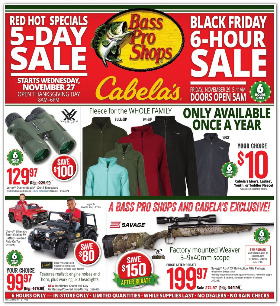 Bass Pro Shops Black Friday 2020 Ad Deals And Sales